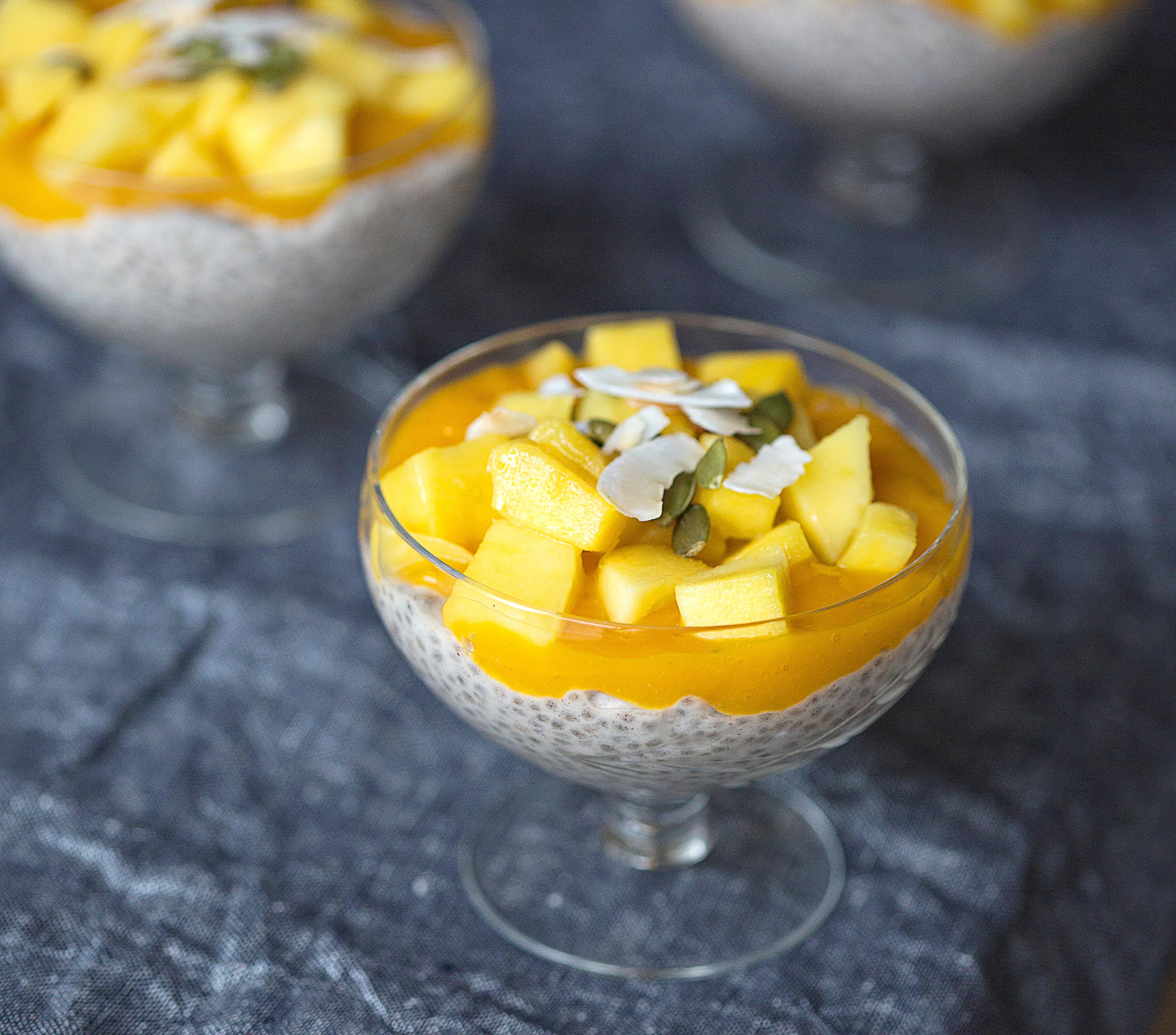 Mango Chia Pudding - Jersey Girl Cooks