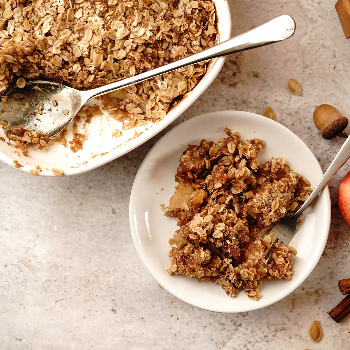 Apple & Cinnamon Crumble