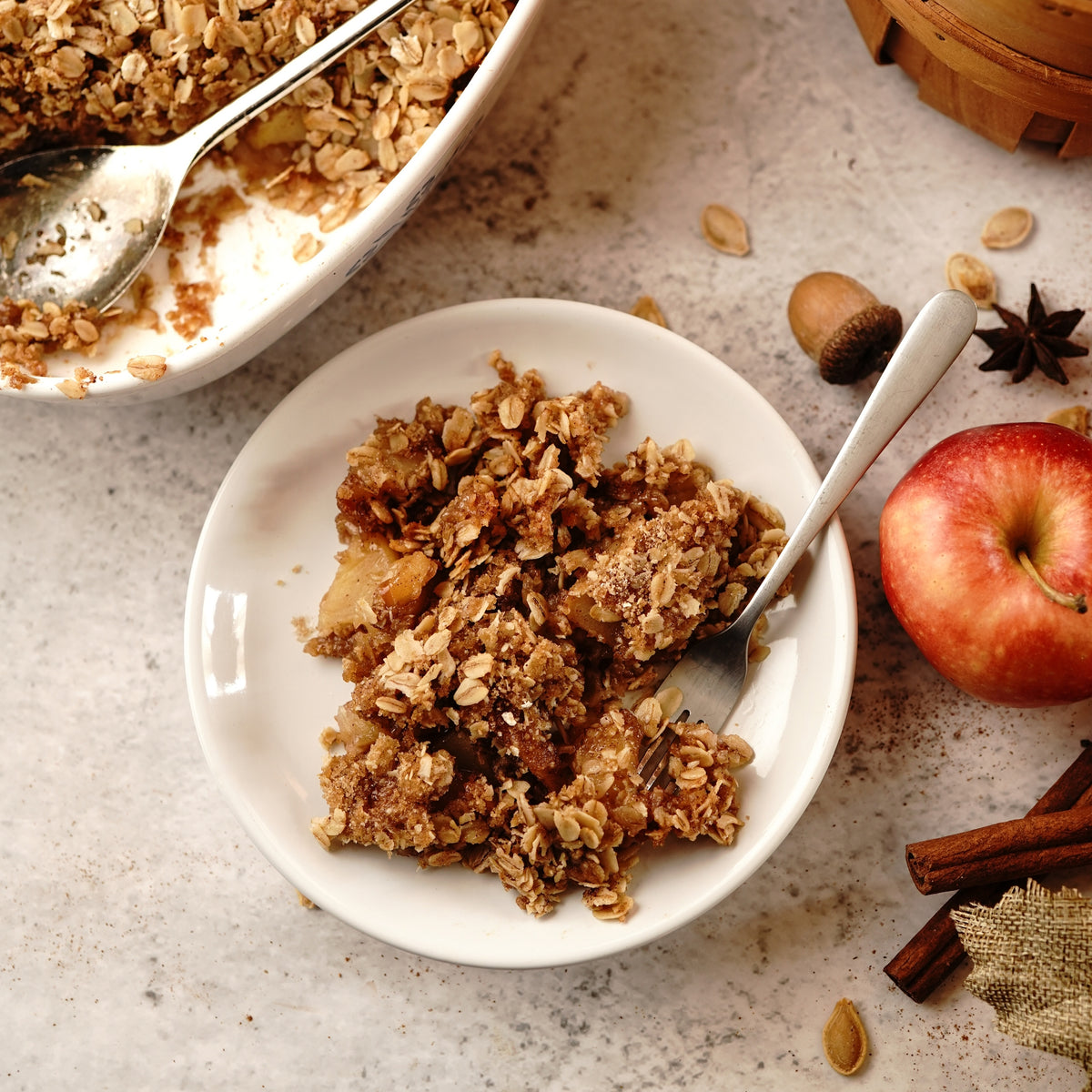 Apple & Cinnamon Crumble