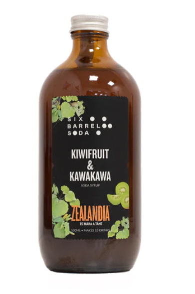 Six Barrel Soda Kiwifruit & Kawakawa Syrup